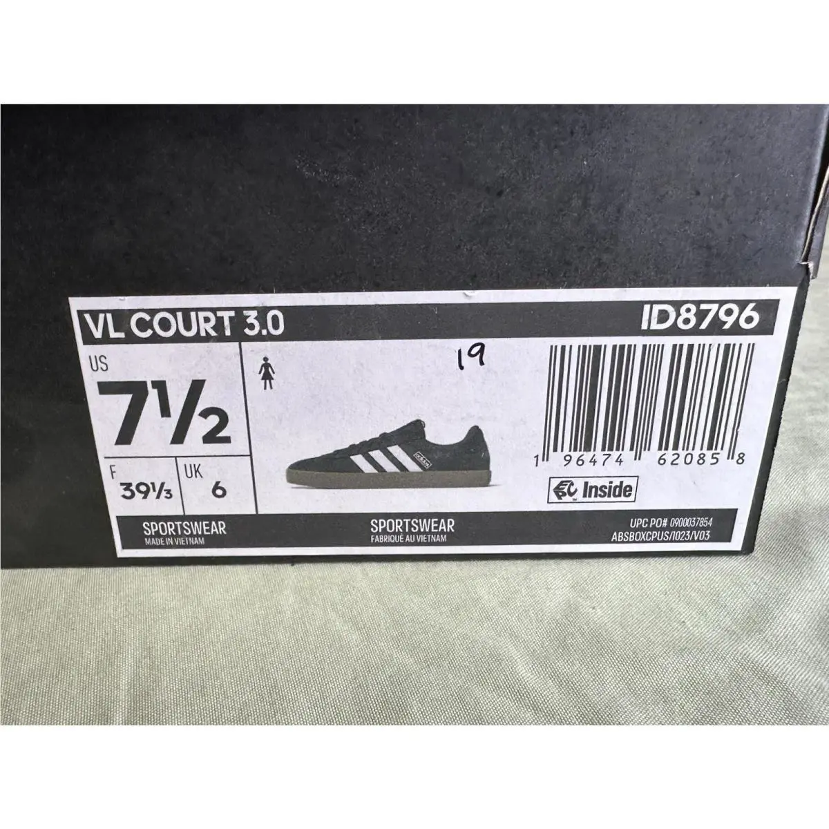 Adidas shoes - adidas VL Court 3.0 - Court - ID8796 - Black 6