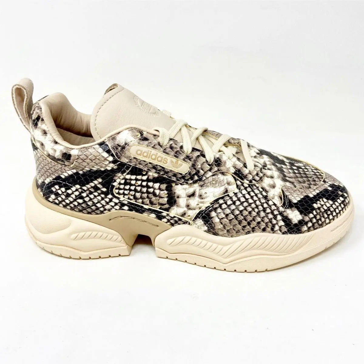 Adidas Supercourt RX Snakeskin Pale Mens Size 8.5 Sneakers EH0147
