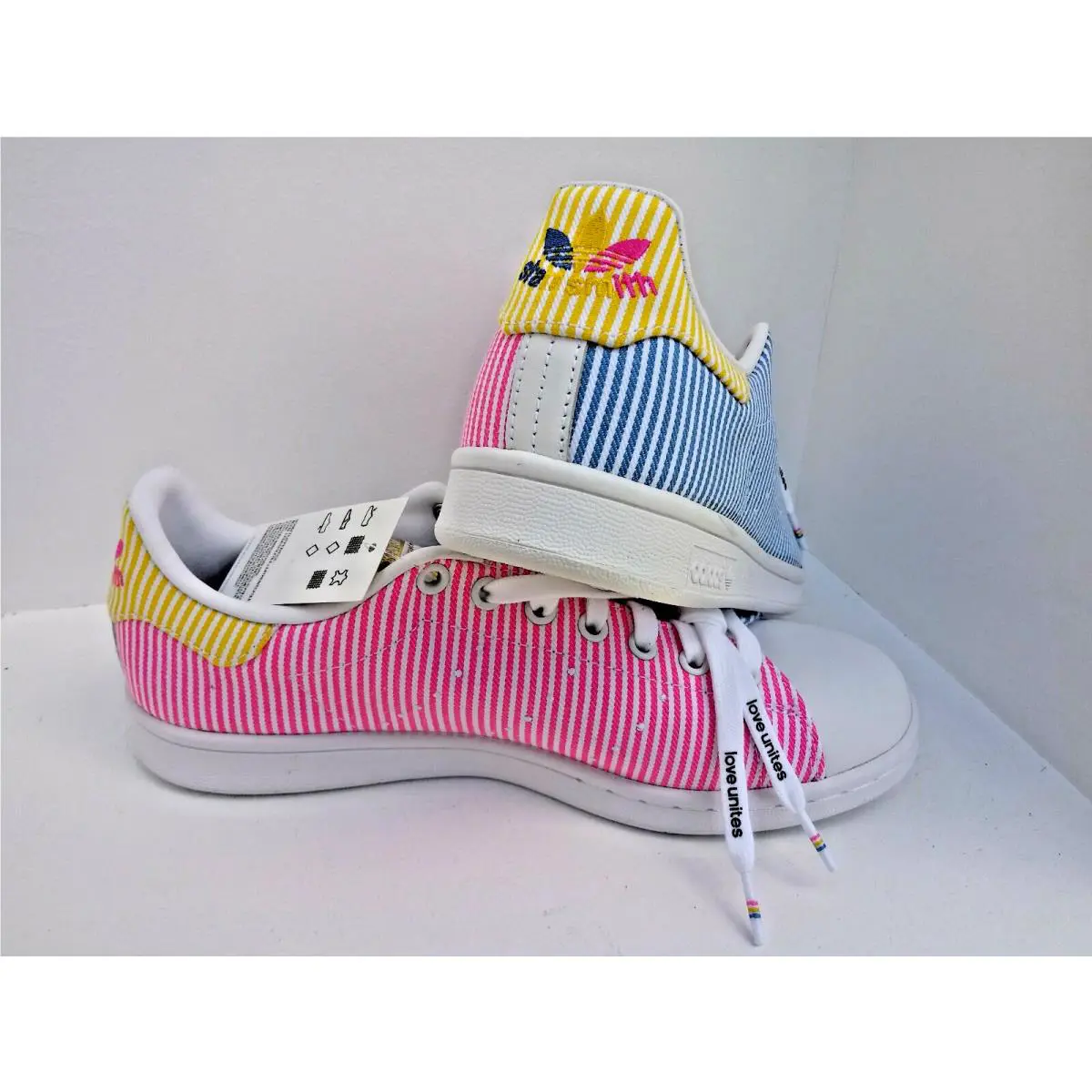 Adidas shoes - STAN SMITH PRIDE - STAN SMITH PRIDE - FY9021 - WHITE/PINK/BLUE 5