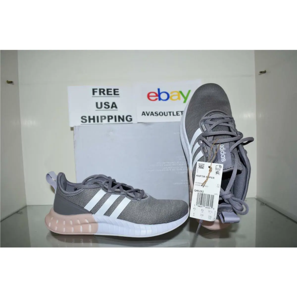 Adidas shoes - adidas Kaptir Super - Kaptir Super - Q46281 - Gray (UPC: 194821815315) 0