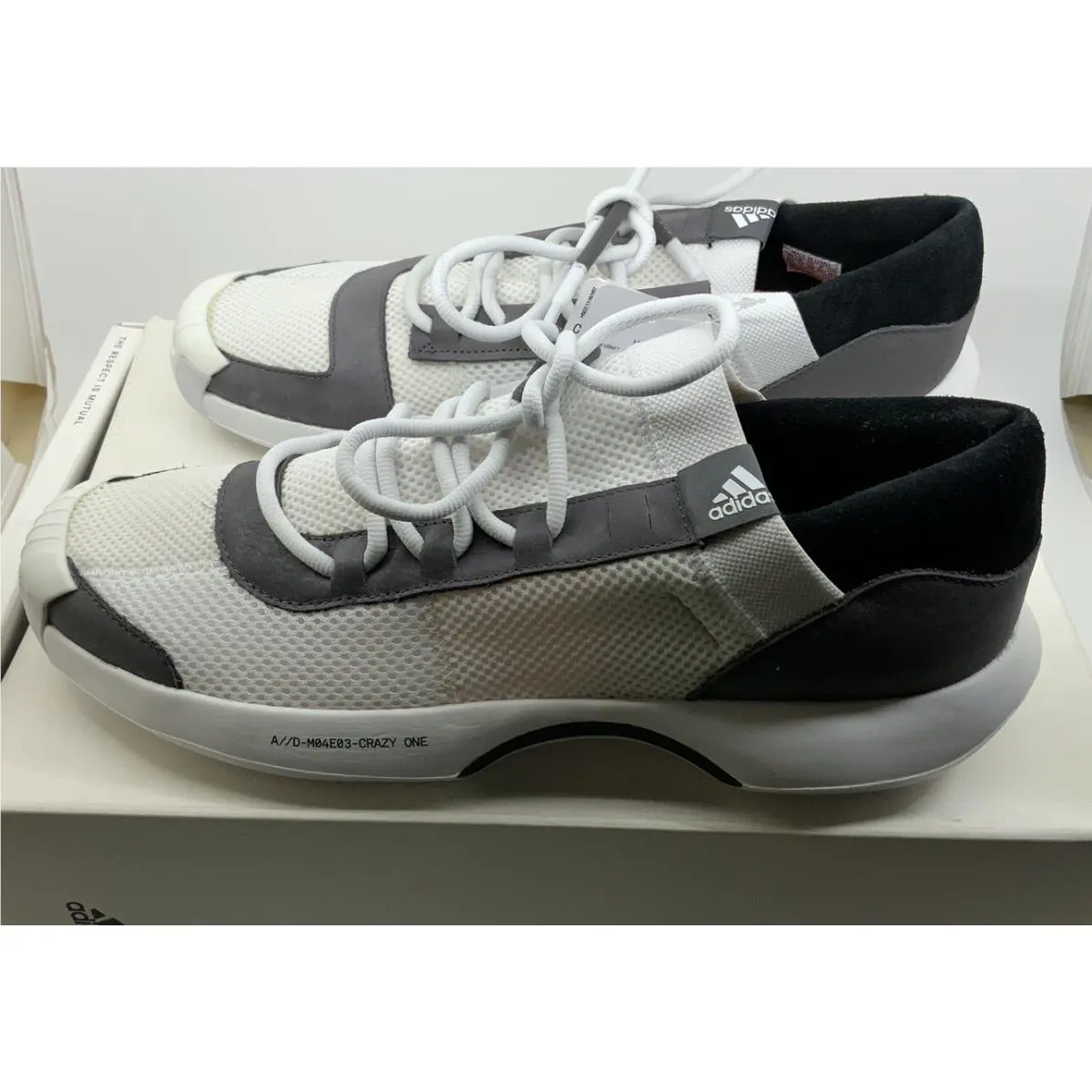 Adidas shoes - adidas Crazy 1 - Crazy - White 4