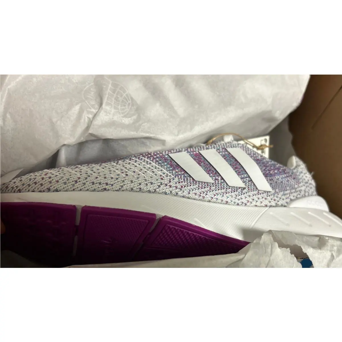 Adidas shoes - adidas Swift Run - Swift Run - GV7980 - Grey / Fuchsia (UPC: 0195733671570) 6