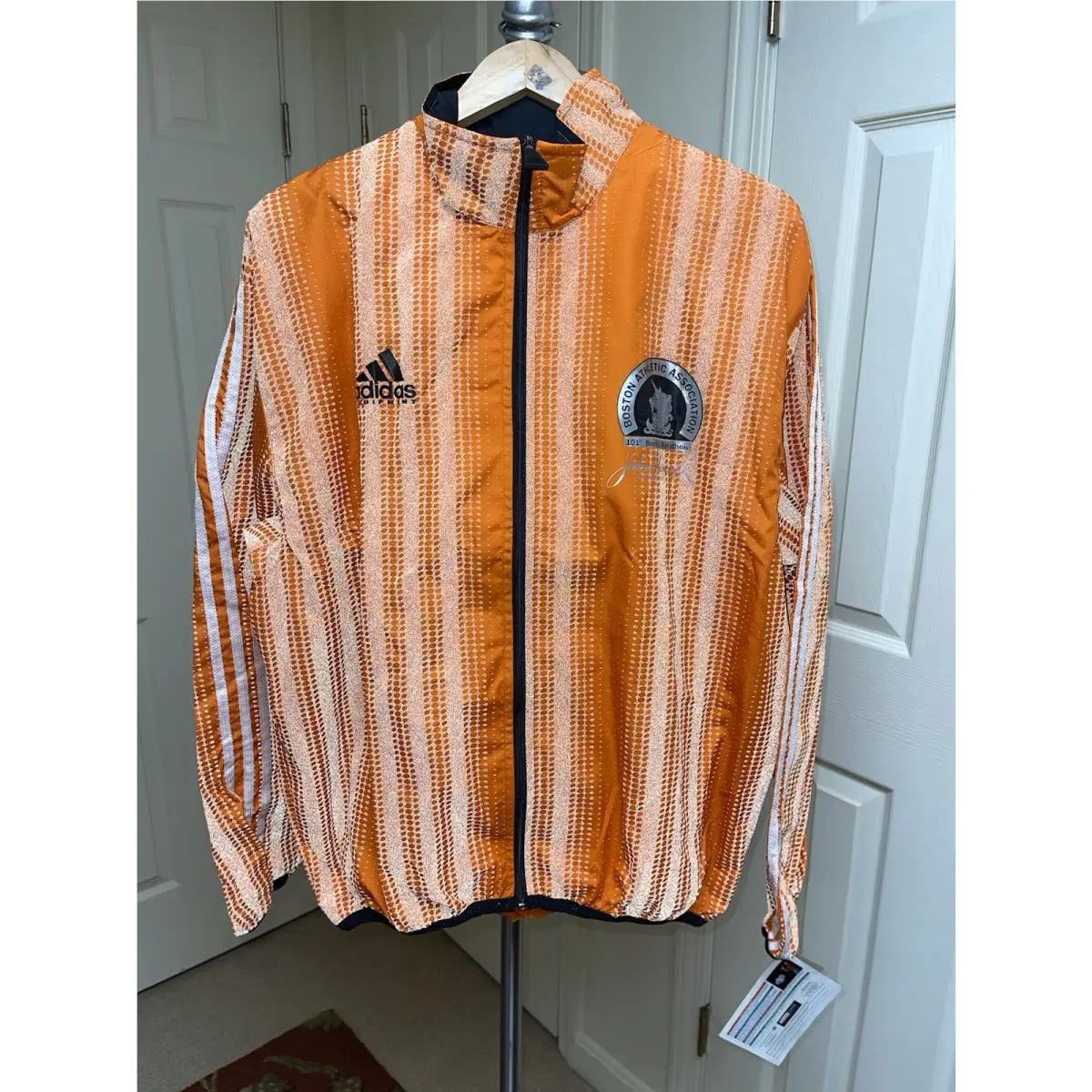 April 1997 Adidas 101th B. A. A. Boston Marathon Equip. Running Jacket Sz M