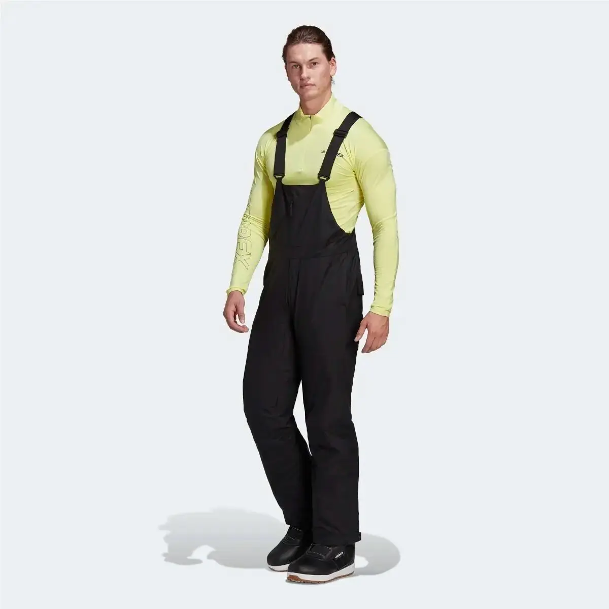 Adidas clothing - Adidas Resort Two-Layer Insulated Bib-Pants - HA0598 - Black, Manufacturer: Black / White (UPC: 0194829318009) 0