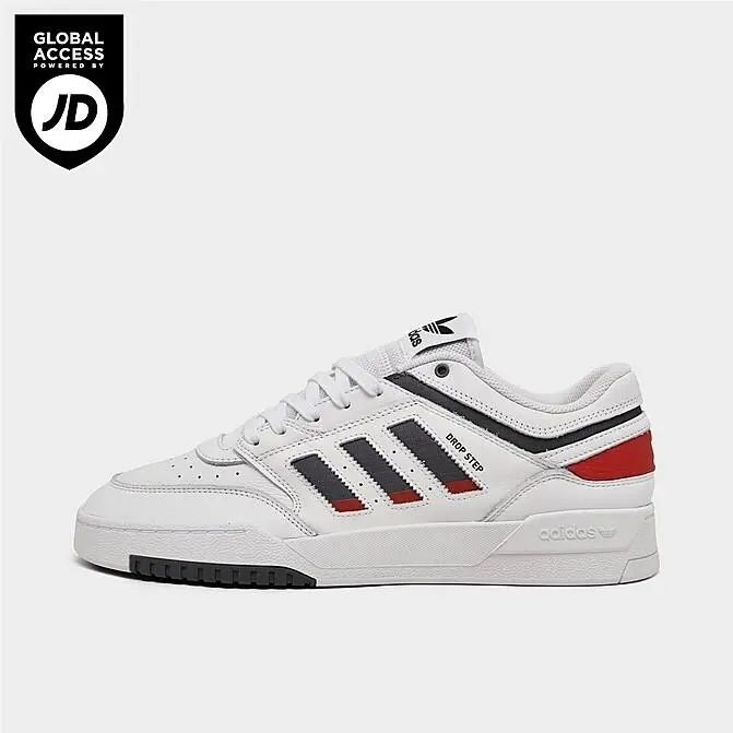 Adidas shoes - adidas Drop Step - Drop Step - IE6225 - White Gray Scarlet 1