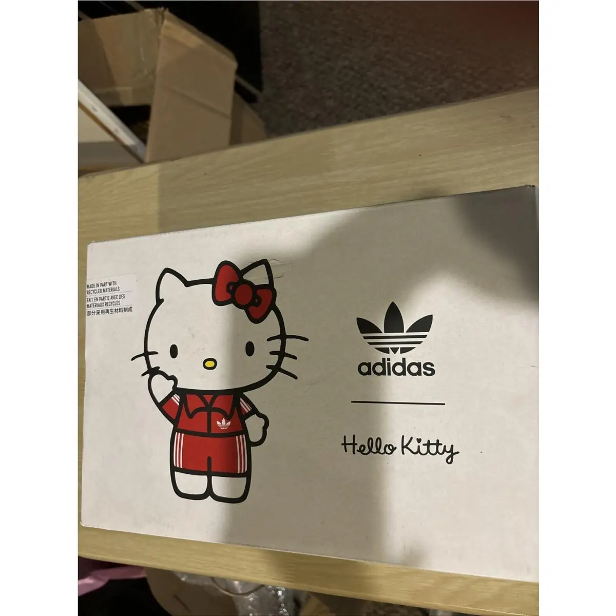 Adidas x Hello Kitty Forum Low Black White Pink W US 6 5 GW7167