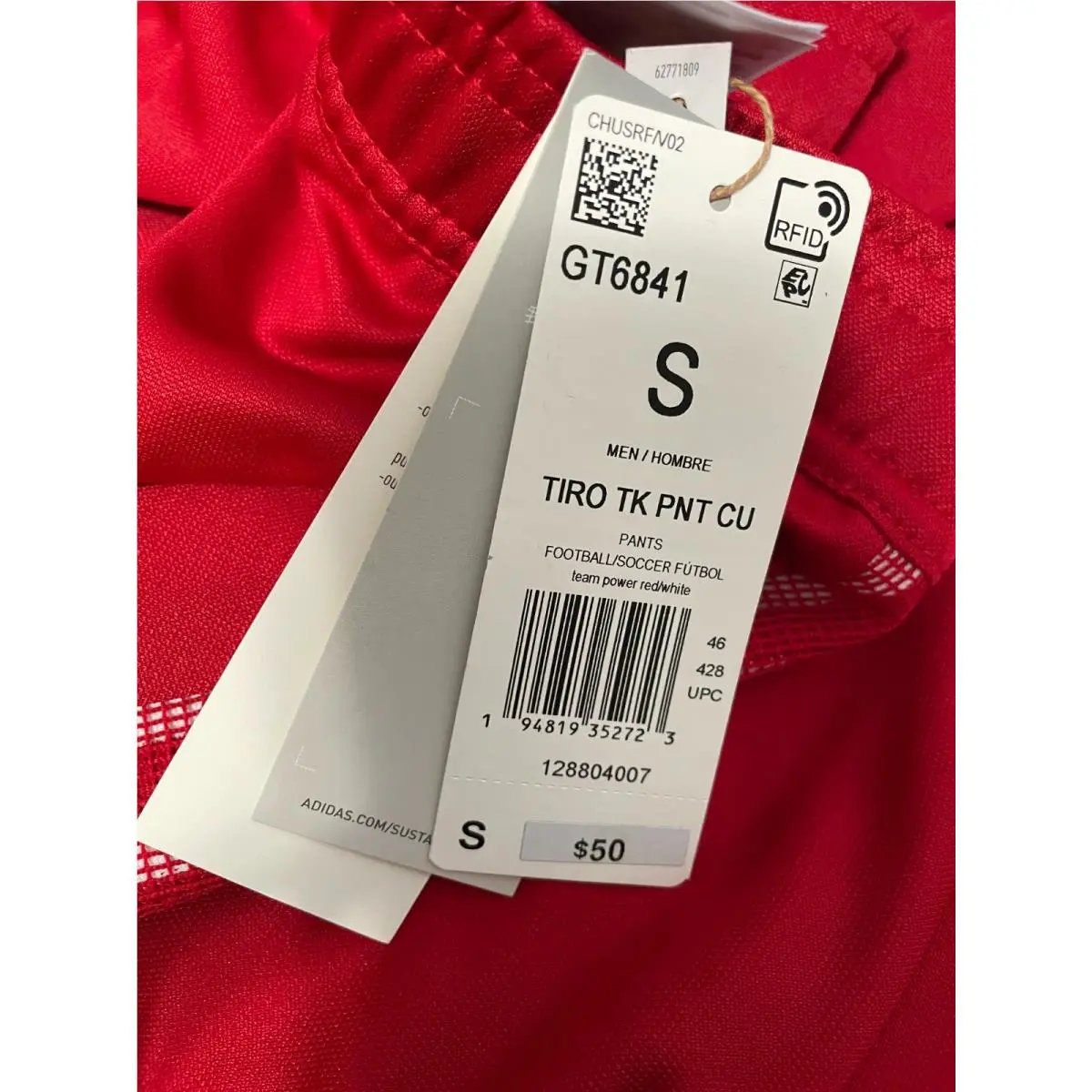Adidas clothing - GM7308 - GM7308 - Red (UPC: 194811153496) 7