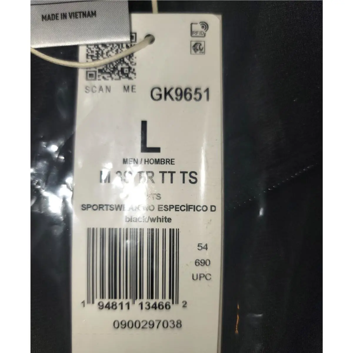 Adidas clothing - Black (UPC: 192609121702) 8