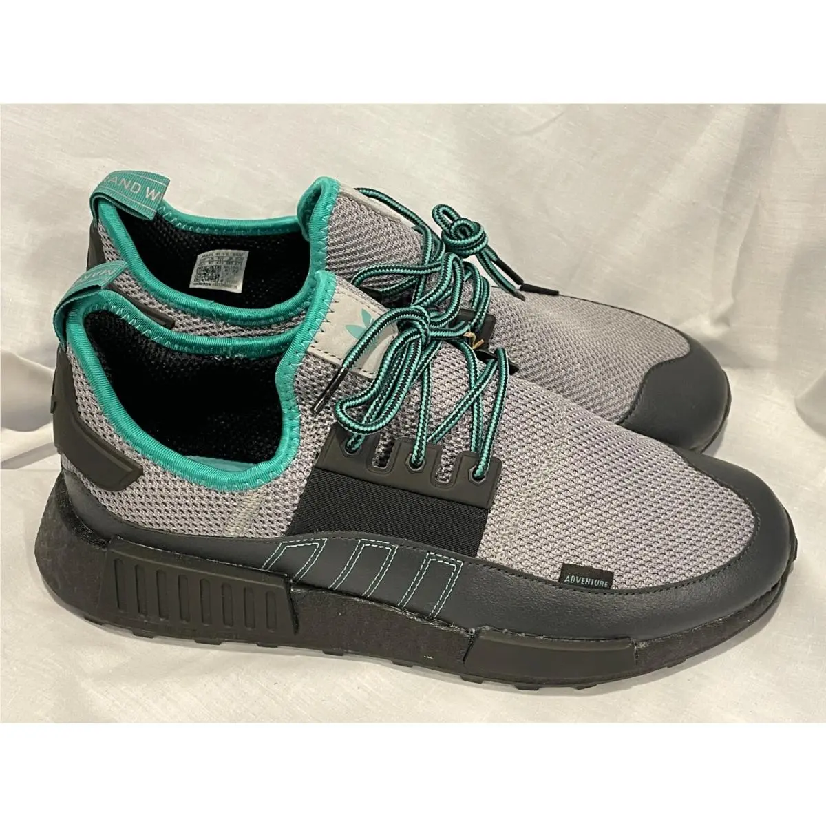 Adidas NMD_R1 TR Running Shoes Mens 10.5 Grey Teal GZ4617
