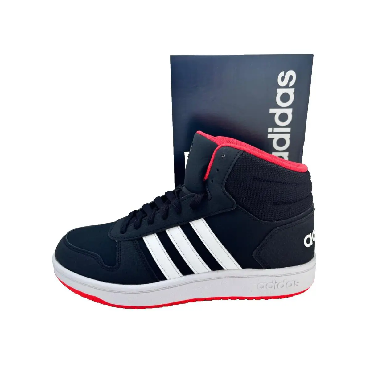 Adidas shoes - adidas Hoops 2.0 - Hoops - ADIDAS B75743 - BLACK/WHITE 7