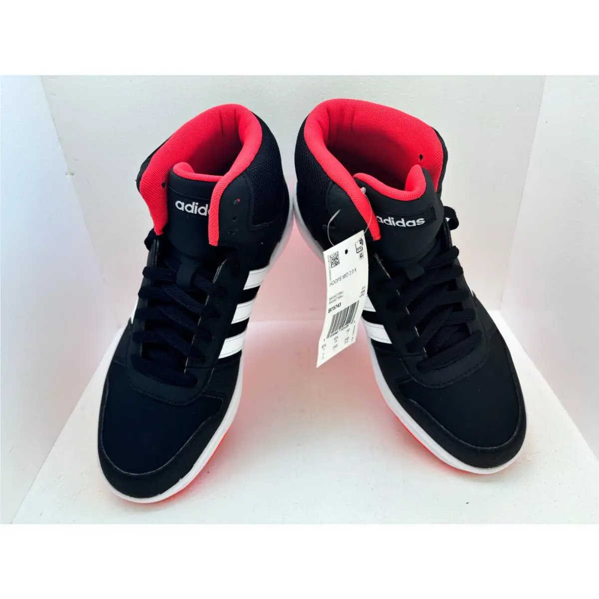Adidas shoes - adidas Hoops 2.0 - Hoops - ADIDAS B75743 - BLACK/WHITE 6