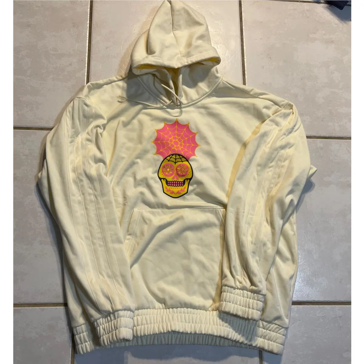 Adidas clothing - Cream Color With Yellow And Pink 1