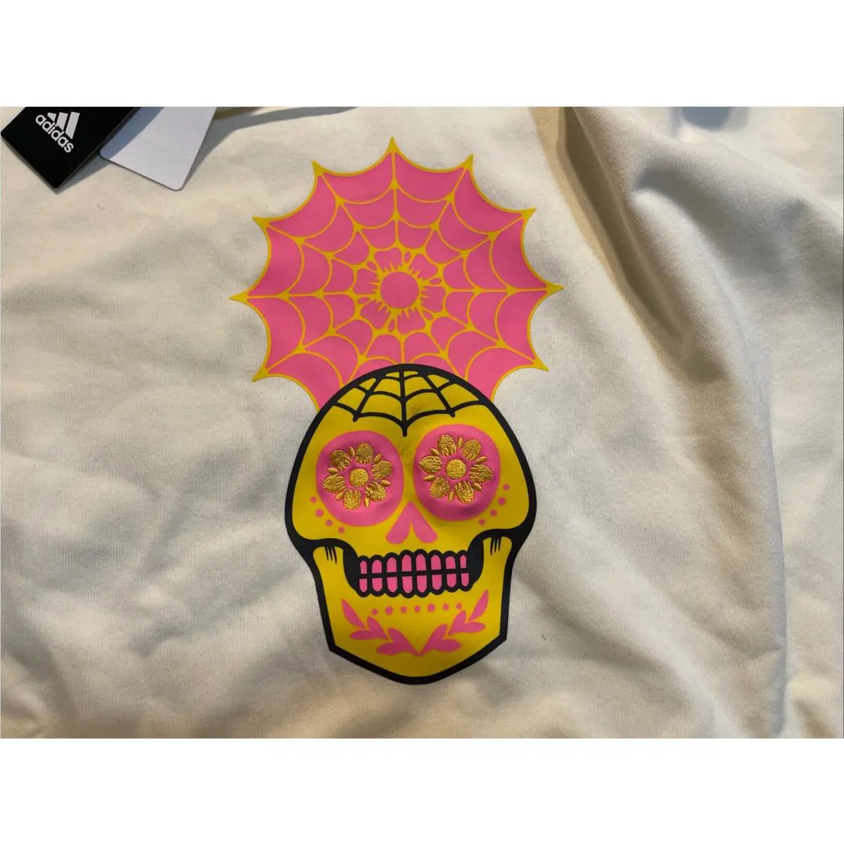Adidas clothing - Cream Color With Yellow And Pink 5