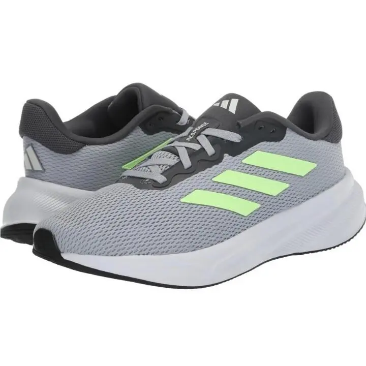 Adidas Response Men’s Shoes Running/fitness Halo Silver/green Spark/sz 11