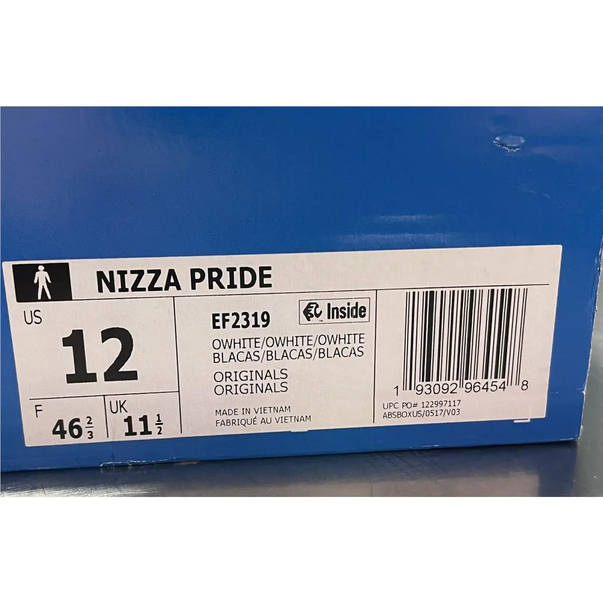 Adidas shoes - adidas Nizza Pride - Nizza Pride - EF2319 - White (UPC: 193092964548) 7