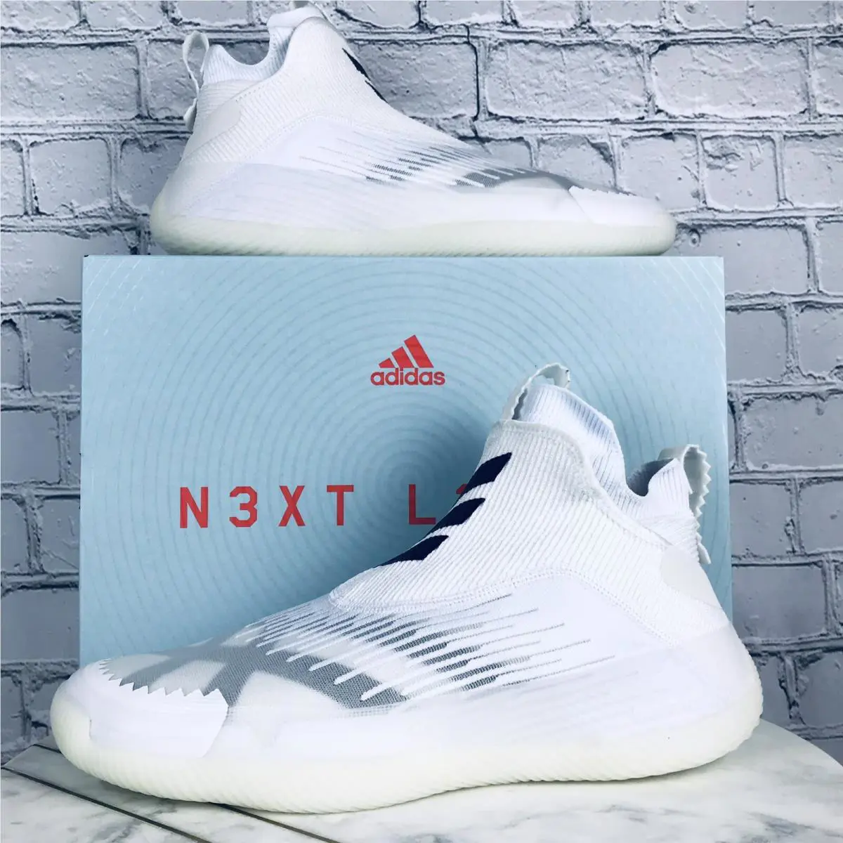 Adidas shoes - adidas N3Xt L3V3L - FW9245 - White 7
