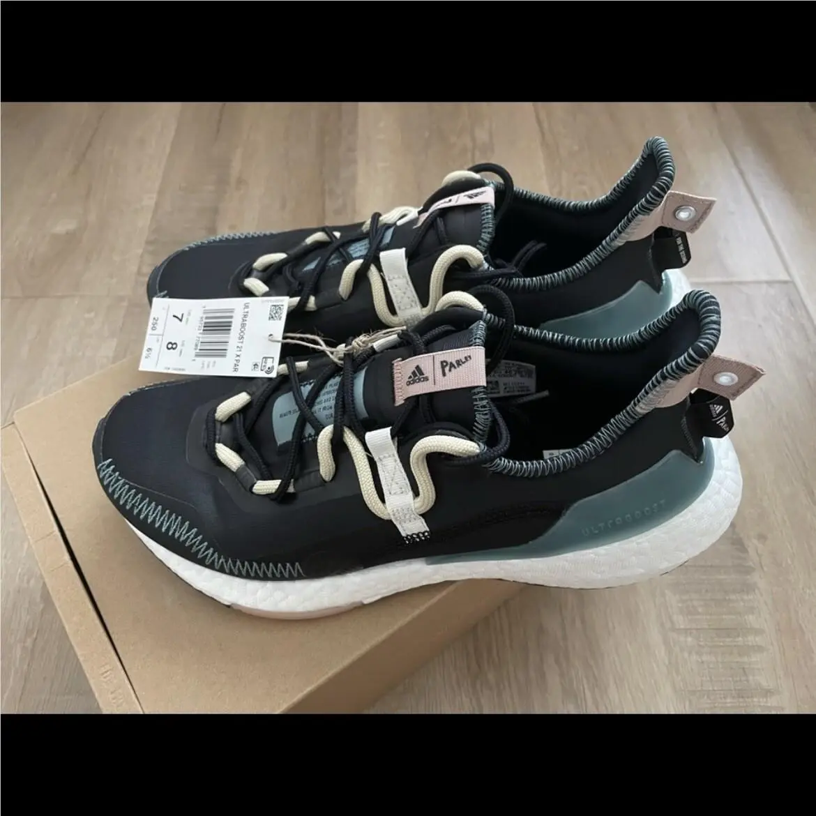 Adidas shoes - adidas Ultraboost 21 - Ultraboost - GX1244 - Carbon / Orbit Grey / Sandy Beige 0
