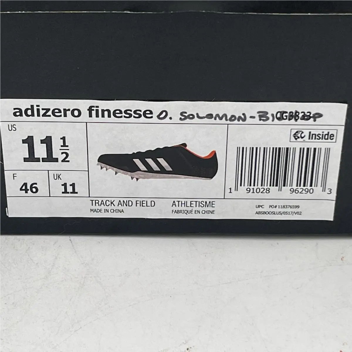 Adidas shoes - adidas Adizero - Adizero - CG3833 - Black (UPC: 191028962903) 9