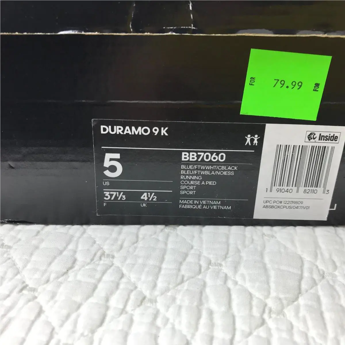 Adidas shoes - adidas Duramo 9 - Duramo - BB7060 - Blue 9