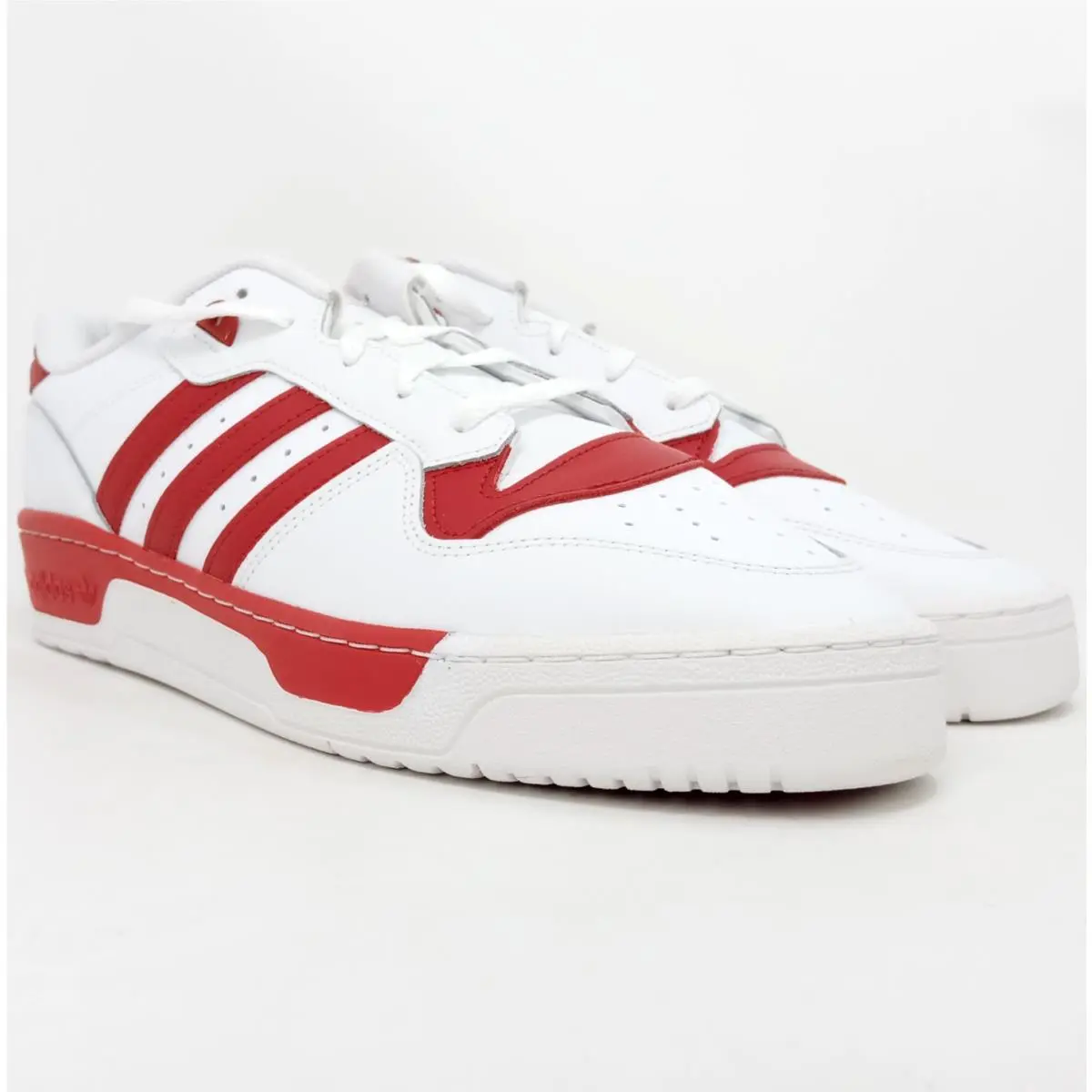 Adidas Originals Men`s Rivalry Low Athletic Shoes White/red GZ9793 Sz 11