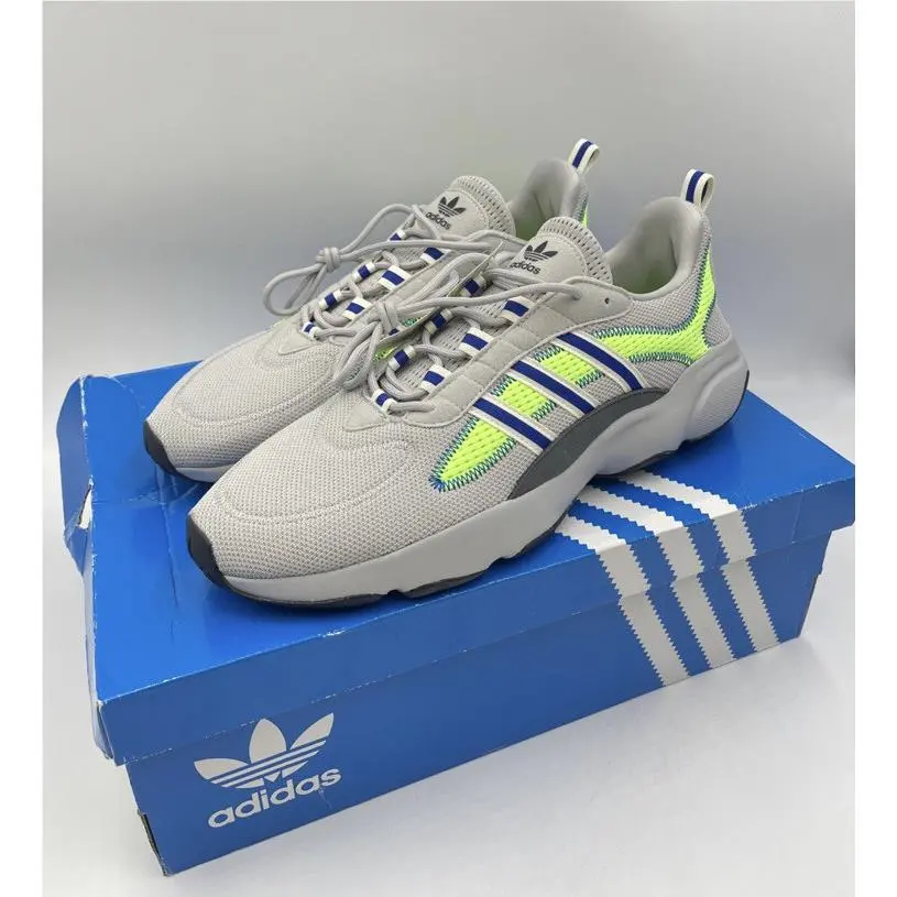 Adidas Haiwee Grey Royal Green FV4596 Size 13.5 Men’s