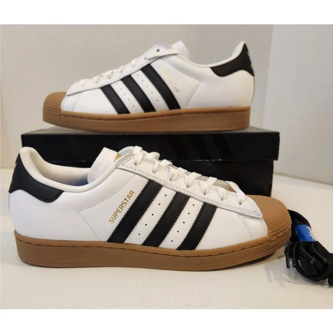 Adidas Originals Superstar Adv Footwear White Core Black Gum IE0669 Men Size 9