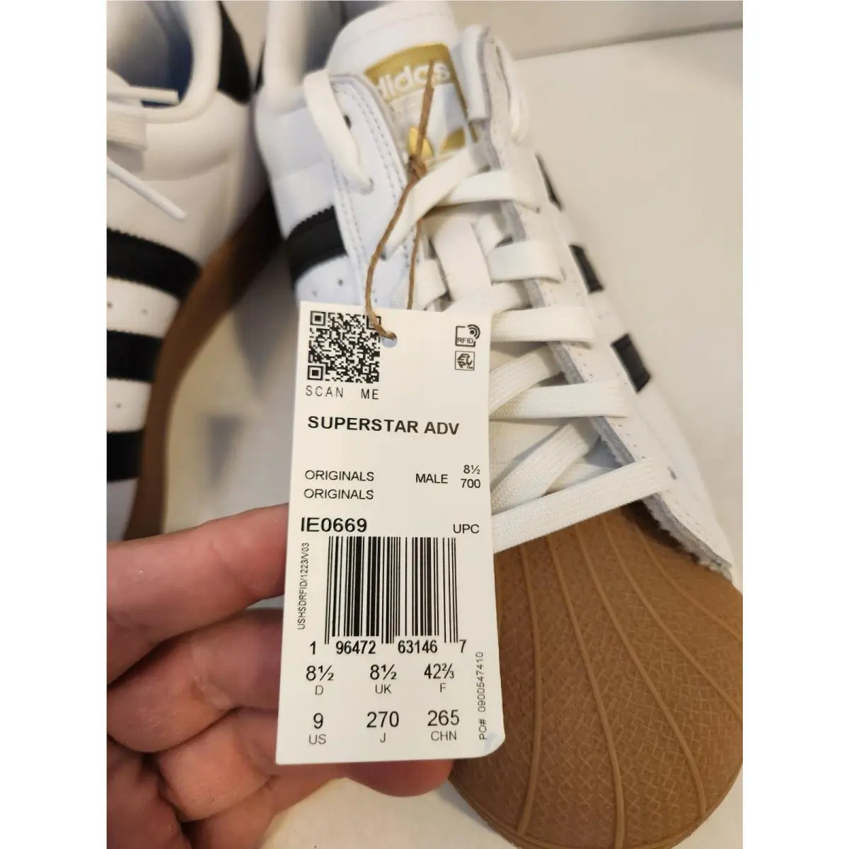 Adidas shoes - adidas Superstar - Superstar - IE0669 - White (UPC: 196472631467) 9