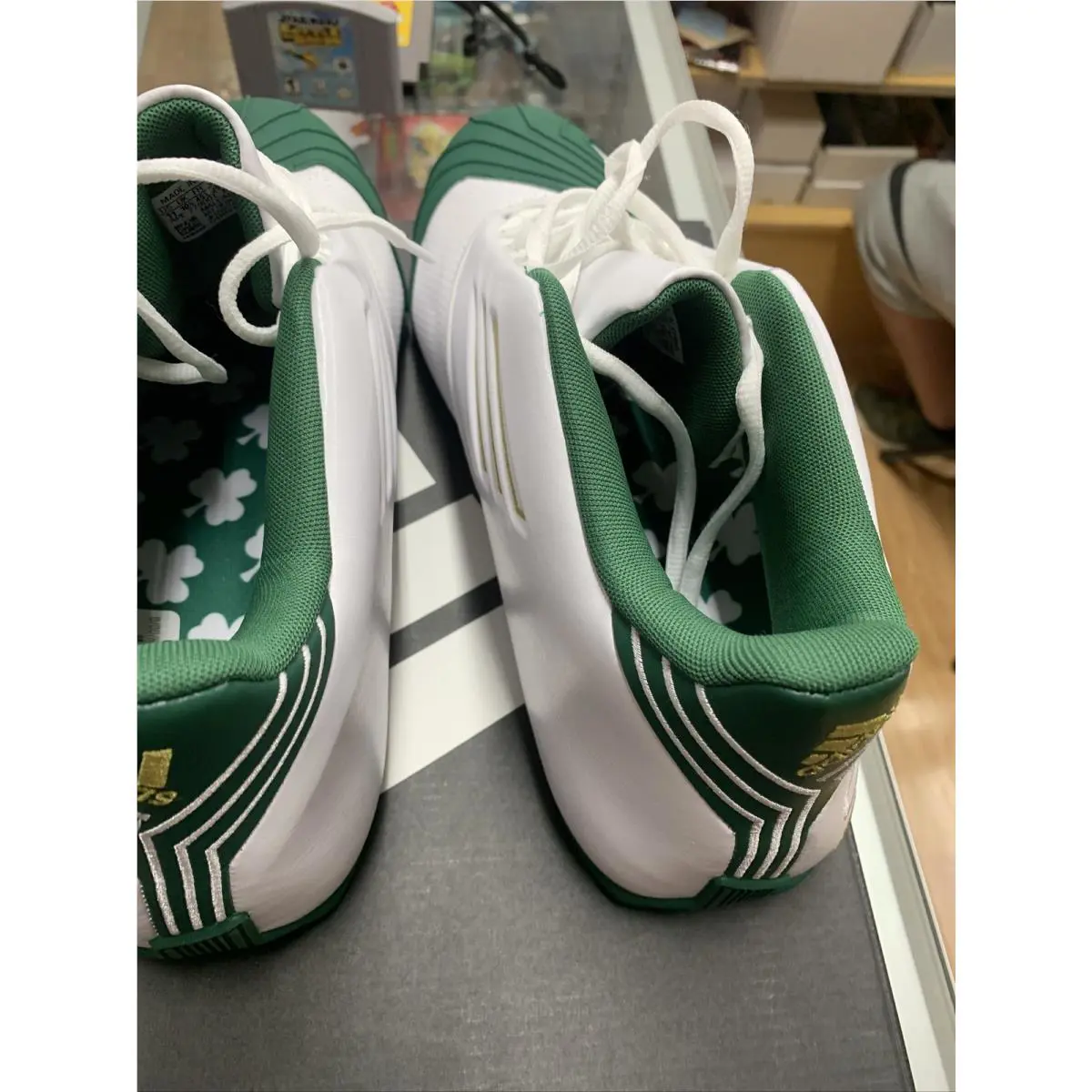 Adidas shoes - adidas T-Mac 1 - FW3663 - White Green Gold 9
