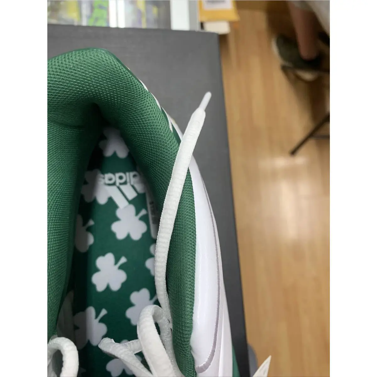 Adidas shoes - adidas T-Mac 1 - FW3663 - White Green Gold 4