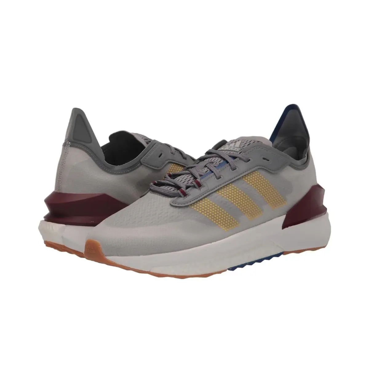 Adidas Men`s Avryn Sneakers Grey/grey/shadow Red 12 US - Grey/Grey/Shadow Red