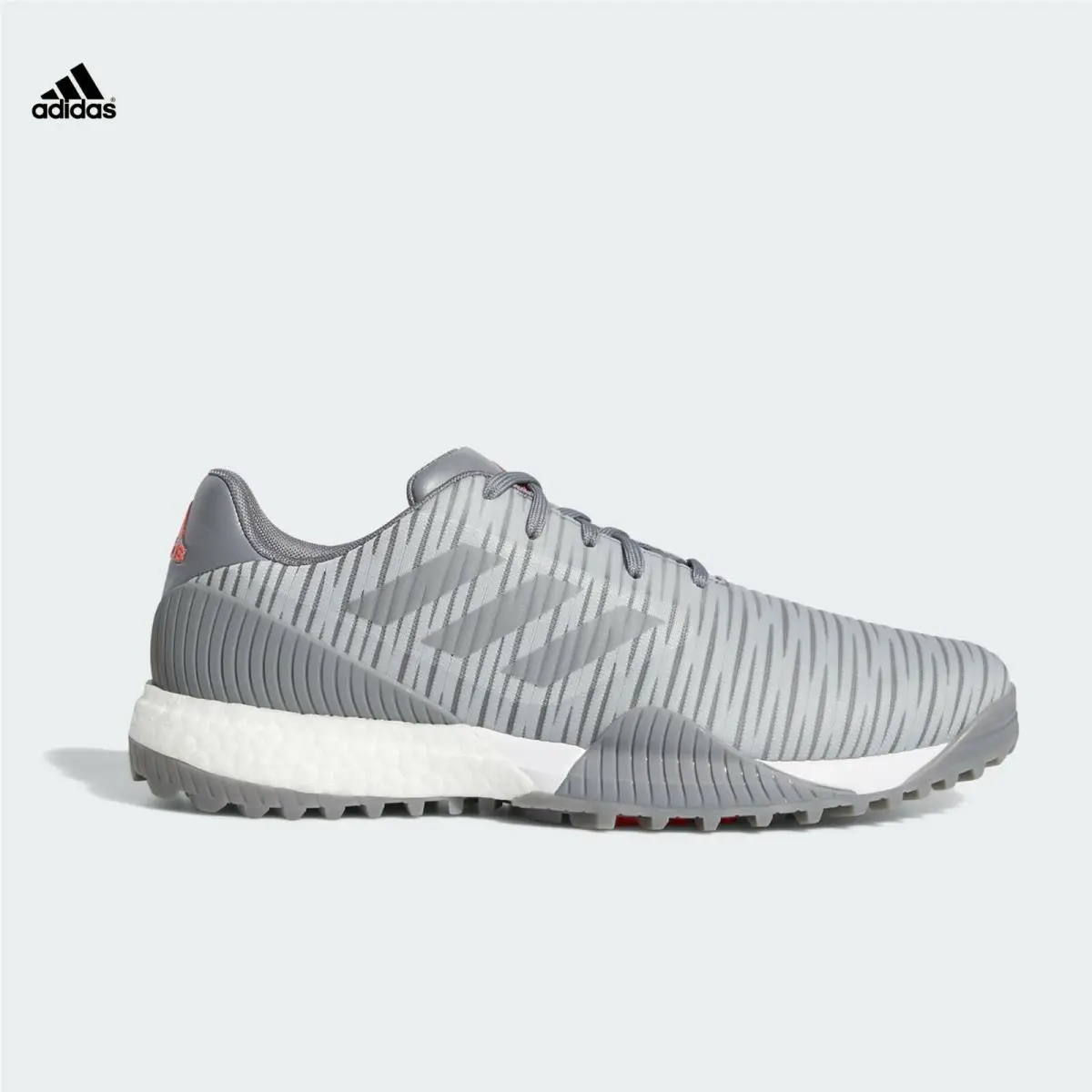 Adidas Codechaos Sport Spikeless Golf Shoes Grey /red EE9112 Men`s Size 9M