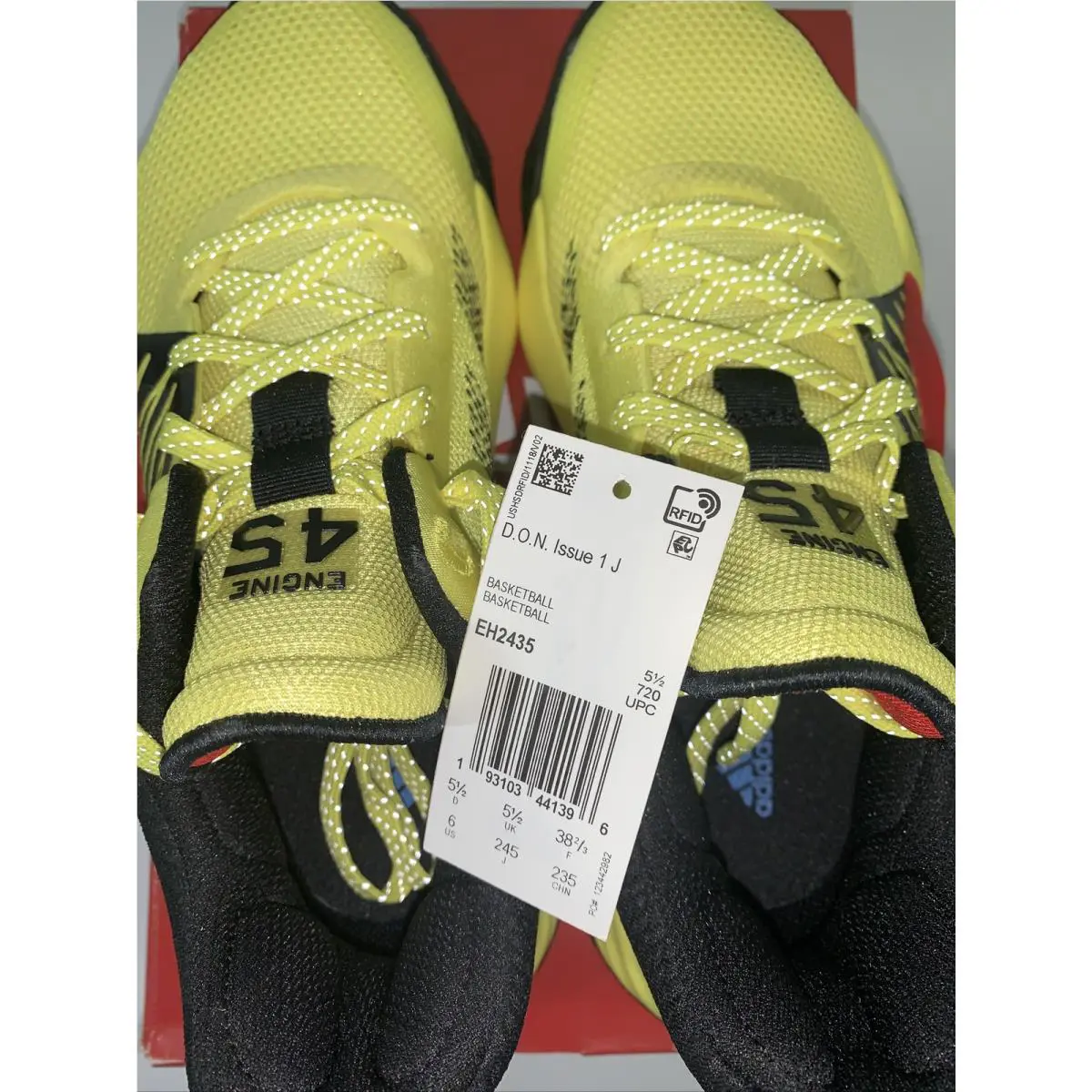 Adidas shoes - Adidas D.O.N. - Yellow (UPC: 0193103441396) 8