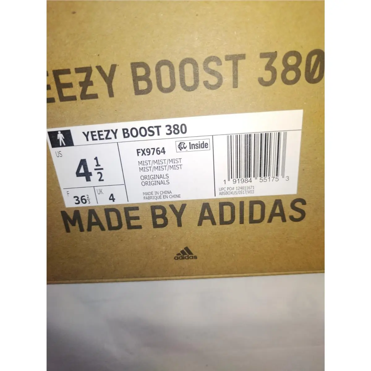 Adidas shoes - Yeezy Boost 380 - Yeezy Boost - FX9764 - Gray 7