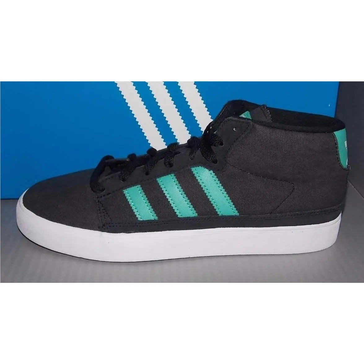 Mens Adidas Rayado Mid IN Colors Black / Stfaoc / Running White Size 9.5