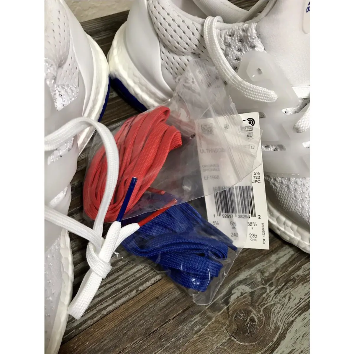 Adidas shoes - adidas Ultraboost - Ultraboost - EF1968 - White, Manufacturer: White/Red/White (UPC: 0192617382867) 9