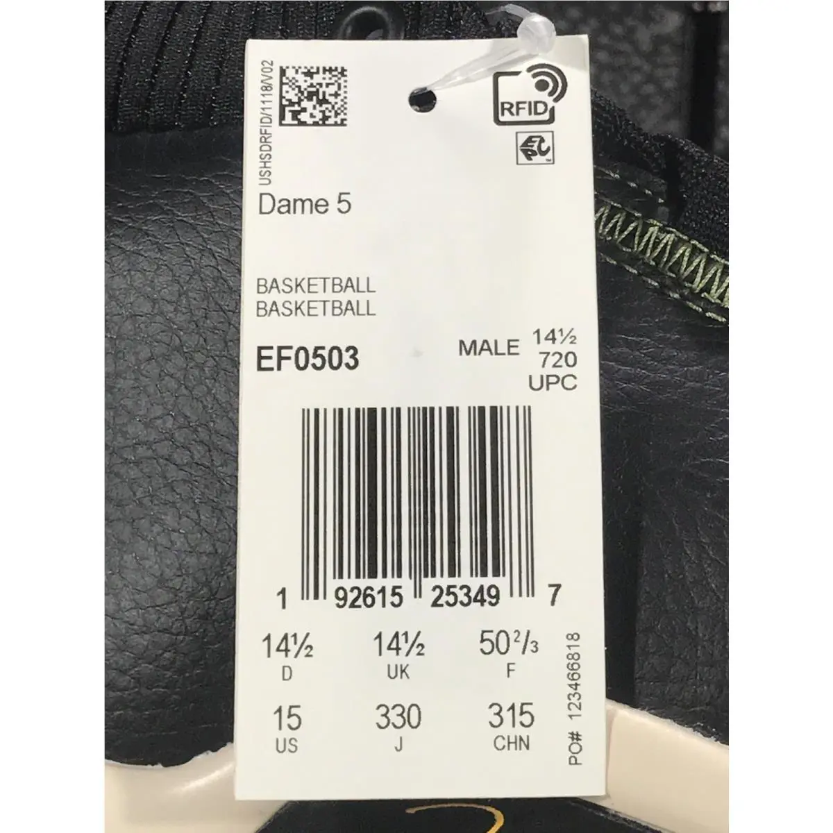 Adidas shoes - Dame 5 - Dame - EF0503 - Green (UPC: 0192615253497) 3