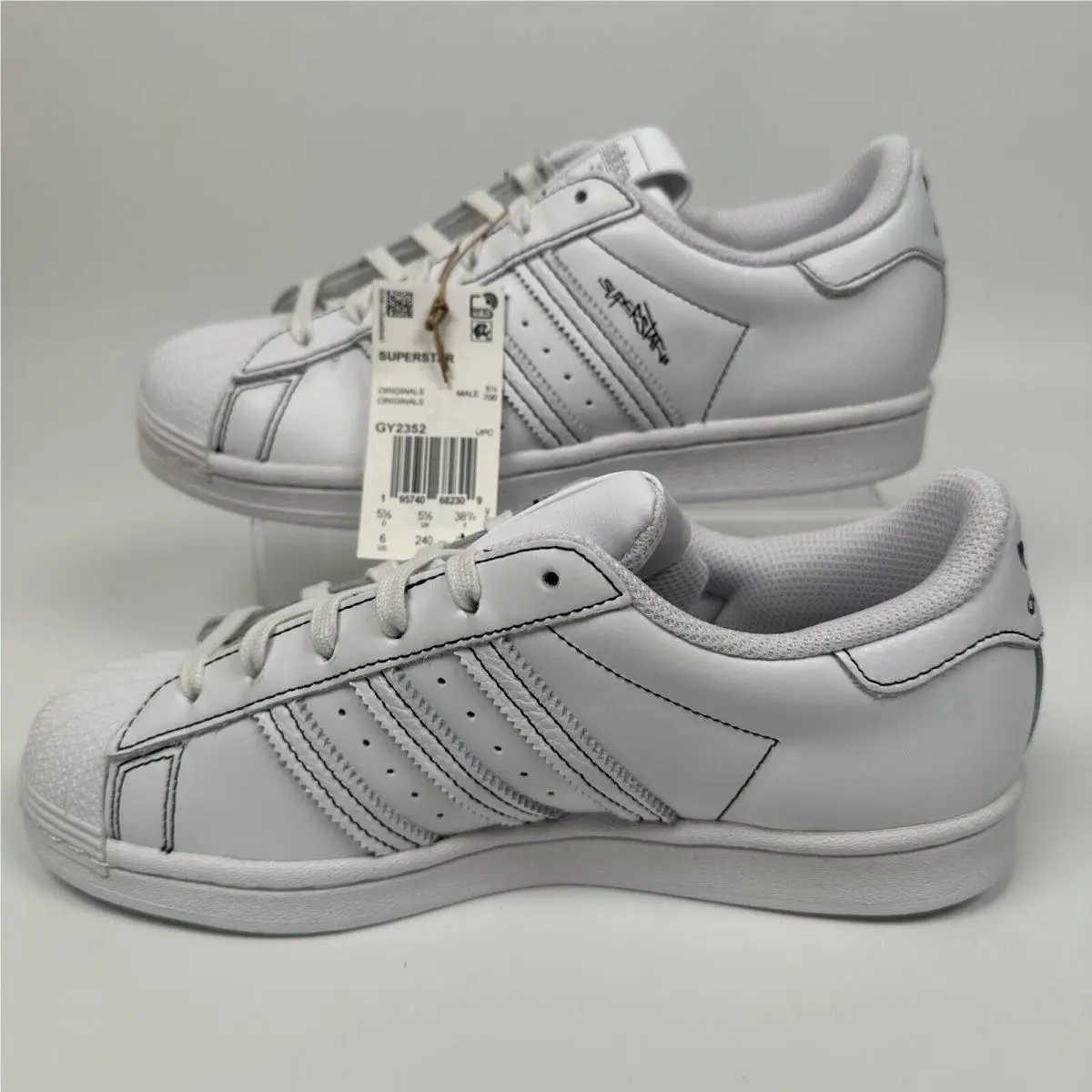 Adidas shoes - adidas Superstar - Superstar - GY2352 - White (UPC: 195740682309) 4