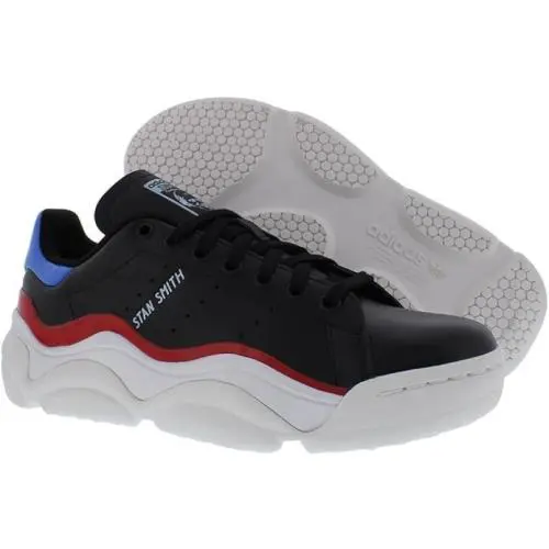 Wmns Adidas Stan Smith Millencon Casual Shoe / Black Red Blue / GZ9699 Size 9 - Multicolor