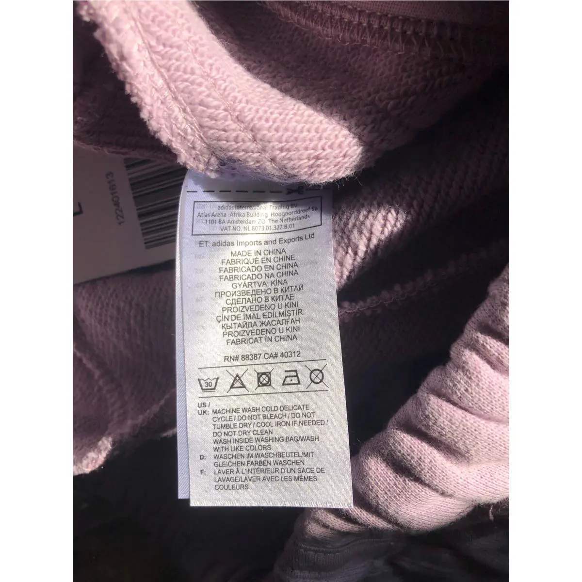 Adidas clothing - Purple (UPC: 191531414630) 4