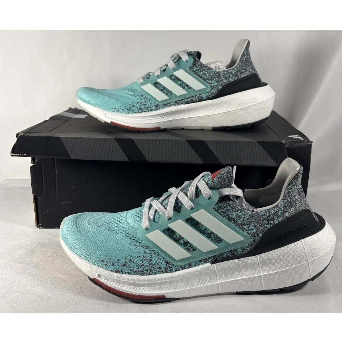 Adidas Ultraboost Light Flash Aqua Women`s Running Shoes Size 8.5 IE1692