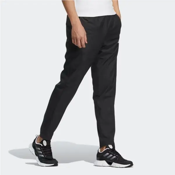 Vintage Basic Black Wind Pants Nylon Pant Sports Small by Adidas