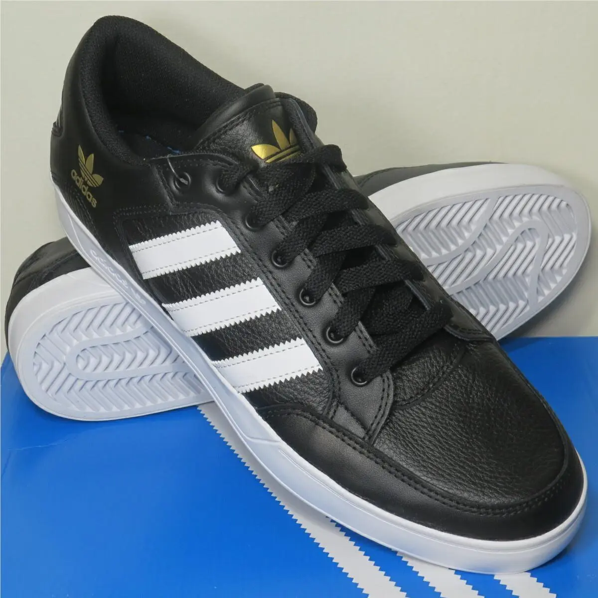 Adidas Originals Hardcourt Low Black White Retro Classic FX0521 Mens Size 13