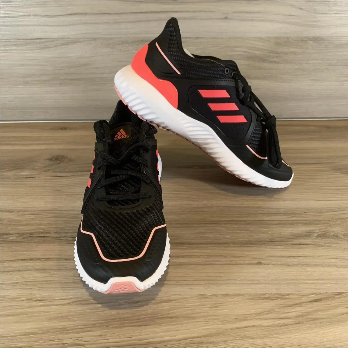 Adidas Climawarm Bounce Running Shoes G54870 Black Pink Size 7