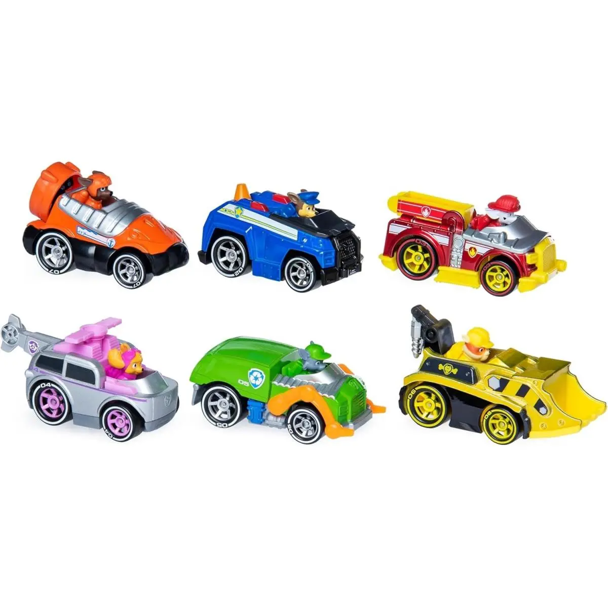 Paw Patrol True Metal Classic Gift Pack of 6 Collectible Die-cast Vehicles