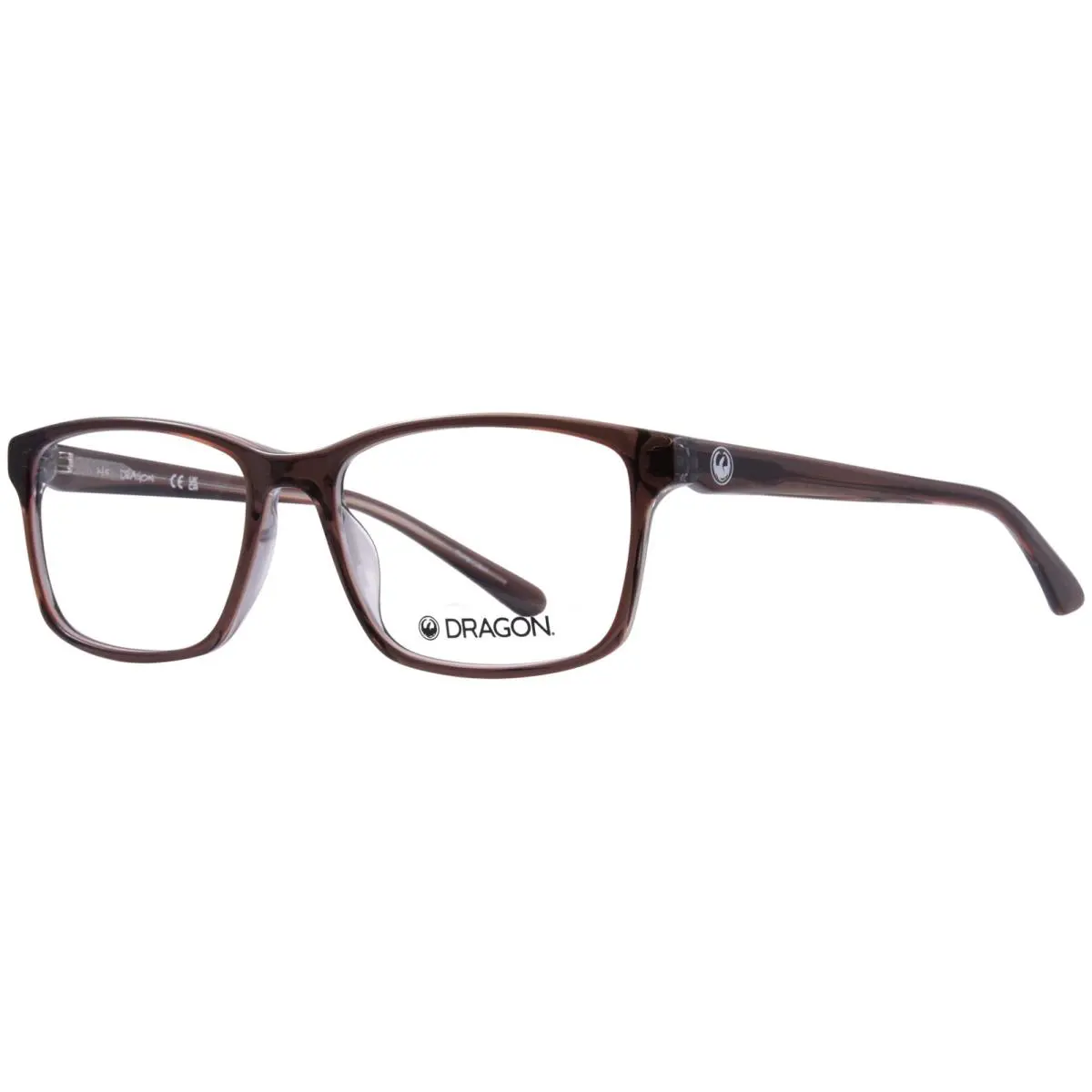 Dragon DR2040 206 Eyeglasses Frame Men`s Brown/crystal Laminate Full Rim 56mm