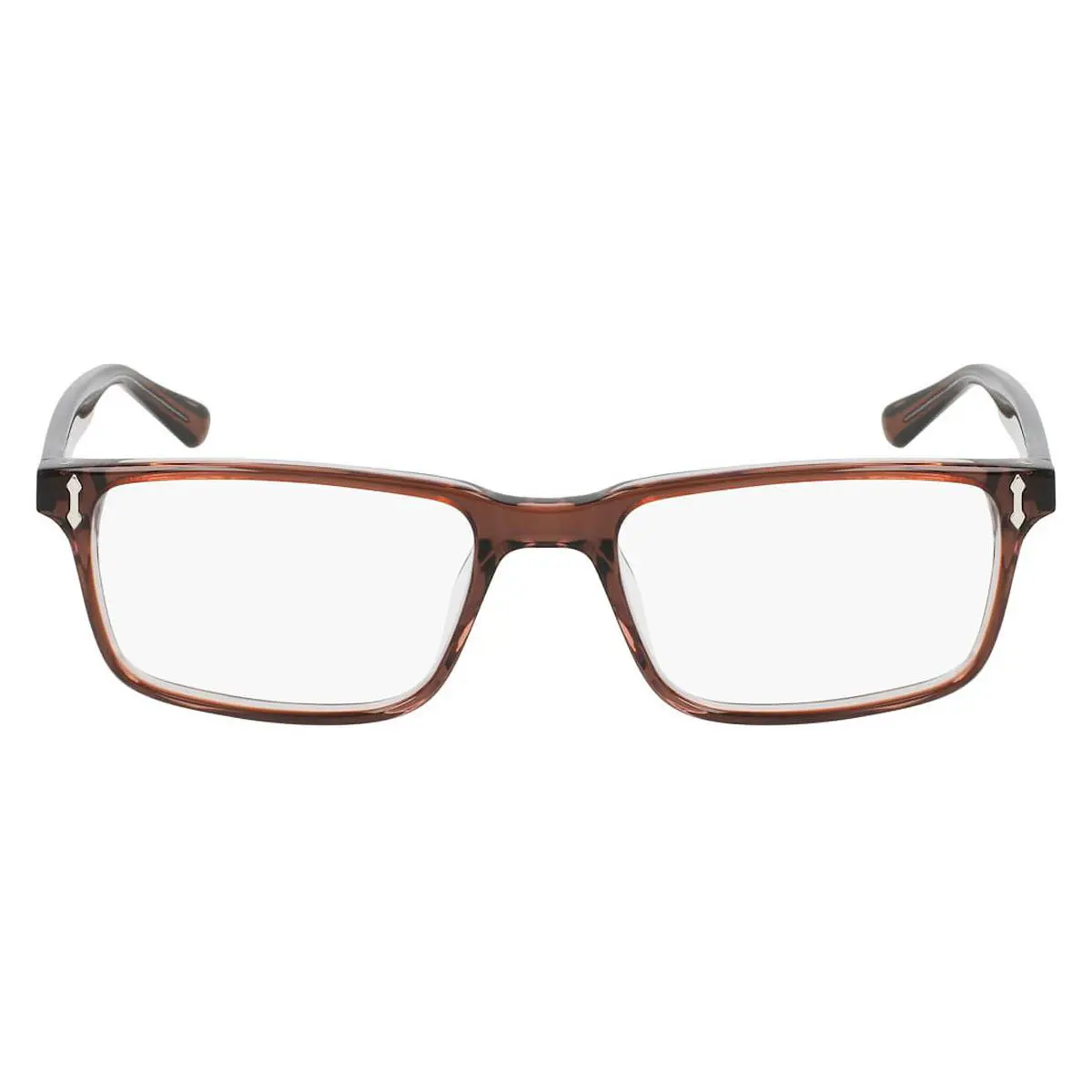Dragon DR181 Kevin Eyeglasses Men Brown Crystal Laminate 54mm - Frame: Brown Crystal Laminate, Lens: Demo