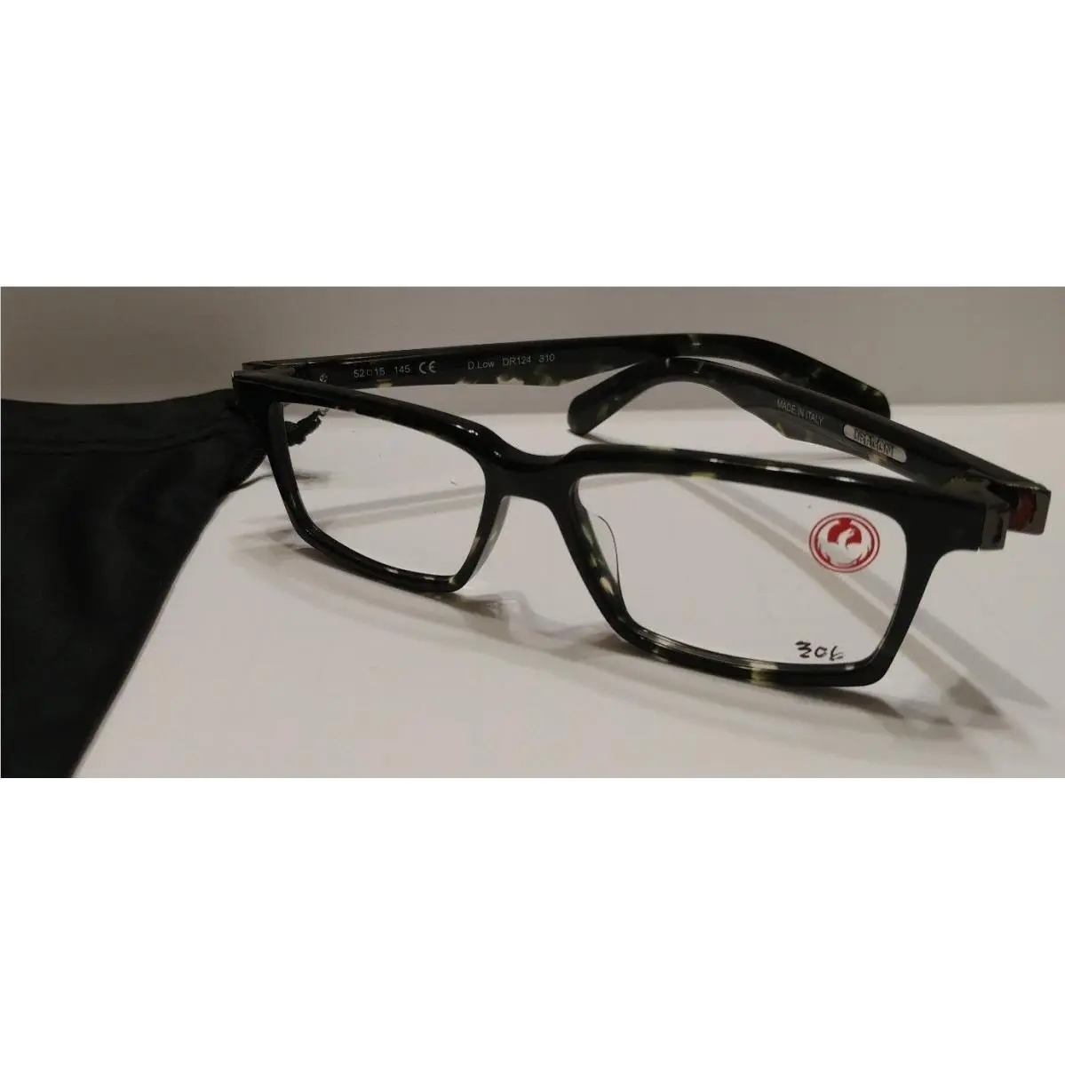 Dragon Japan Eyeglasses DR124 D.low Olive-tortoise 310 52 15 145