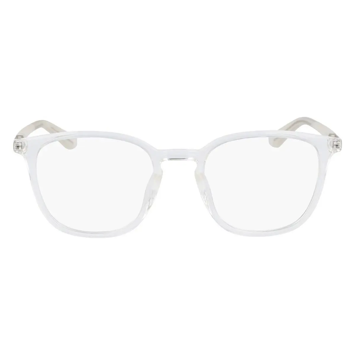 Dragon DR2021 Eyeglasses Unisex Shiny Clear Crystal Round 50