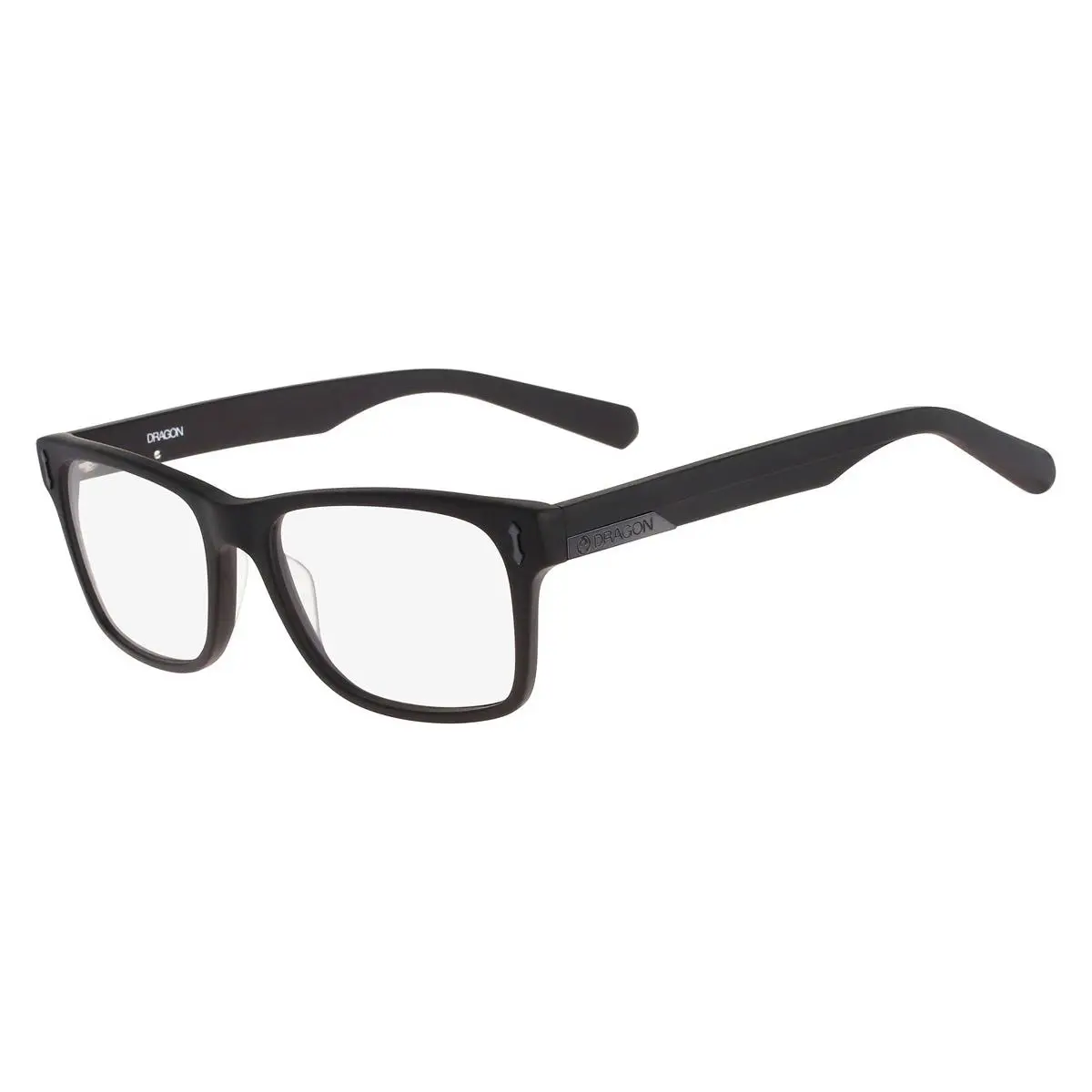 Dragon DR132 Spencer Eyeglasses Men Matte Black Rectangle 53 - Frame: Matte Black, Lens: Demo