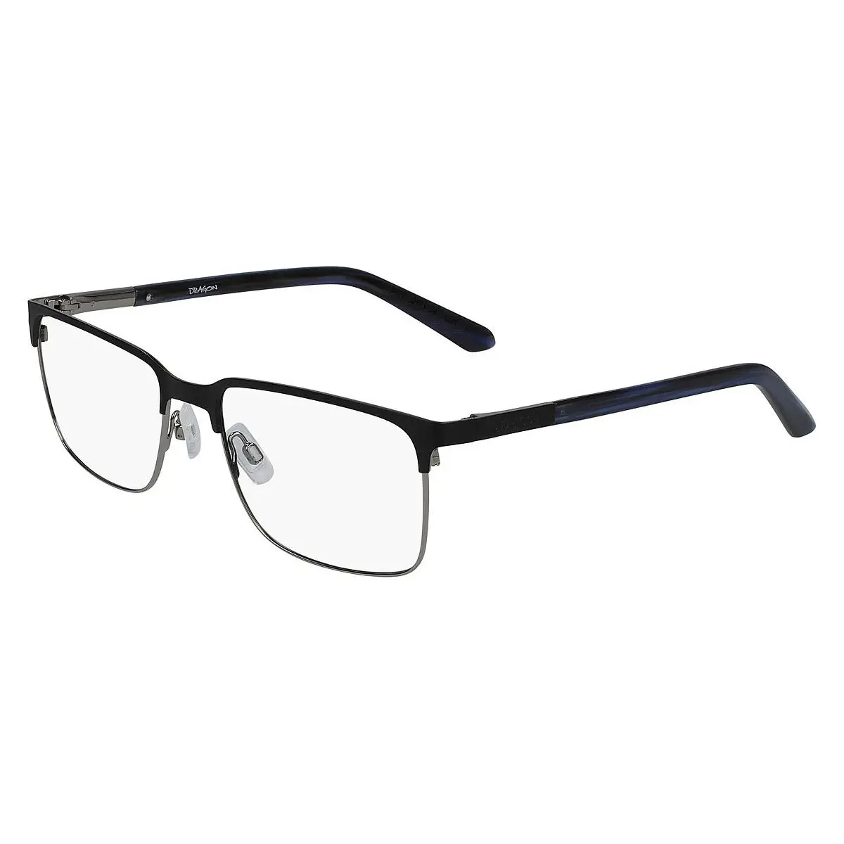 Dragon DR2015 Eyeglasses Matte Black Navy Horn 57mm